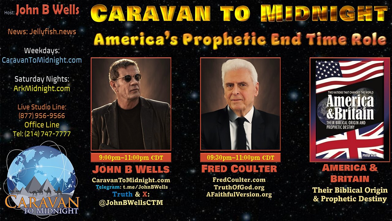 America’s Prophetic End Time Role - John B Wells LIVE