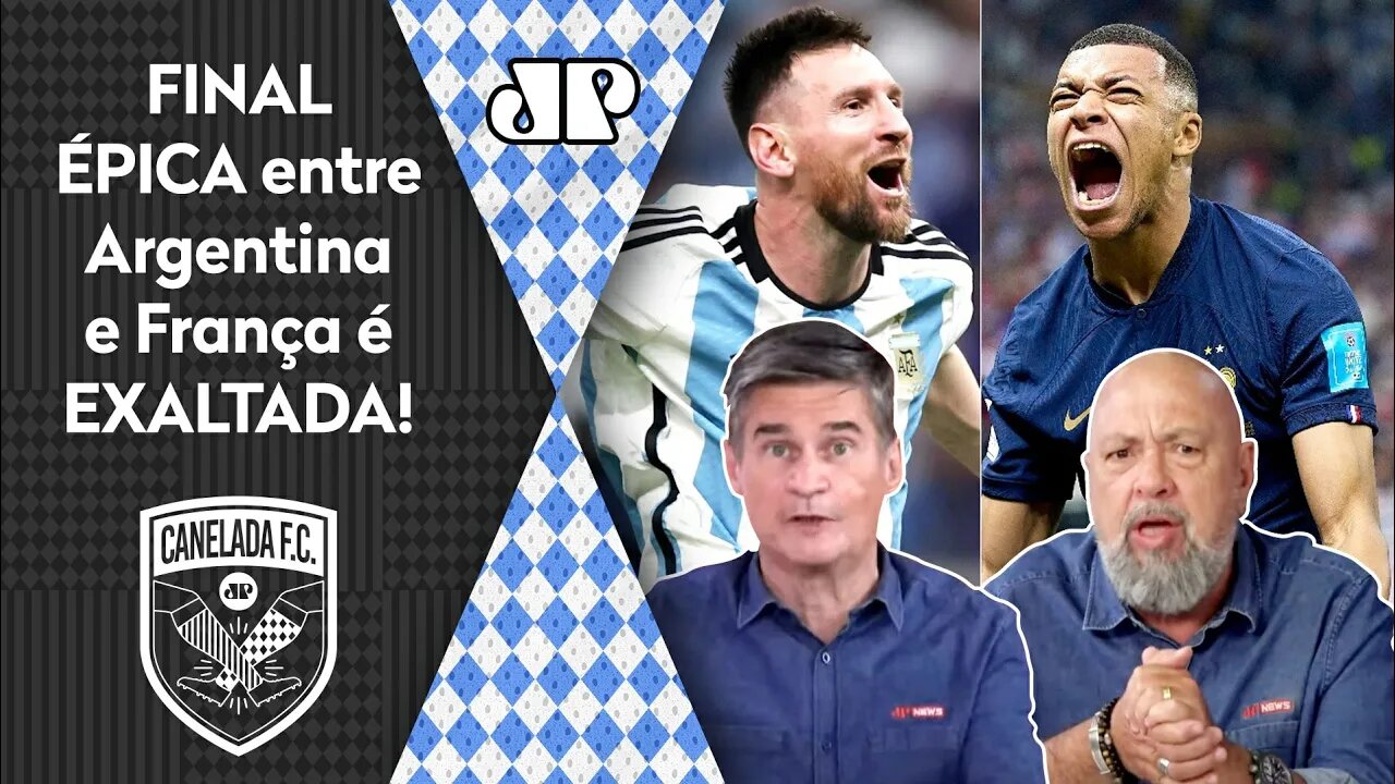 "FOI UM ESPETÁCULO essa FINAL! NÃO É POSSÍVEL que o Brasil..." Argentina x França IMPRESSIONA!