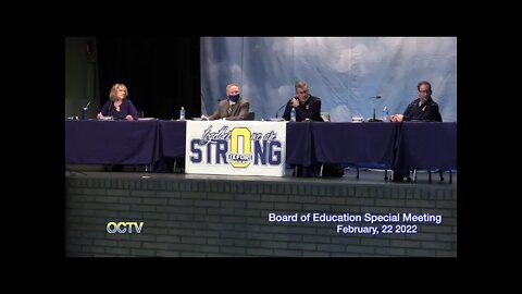 Board of Education Special Meeting 2/22/22