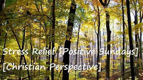 Stress Relief [Positive Sundays] [Christian Perspective]