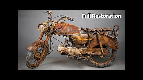 Full Restoration 40 Years Old ruined Classic Motorcycle