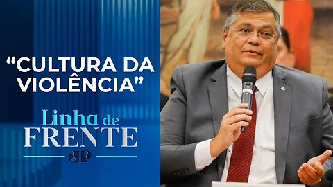 Flávio Dino associa presos do 08 de janeiro a ataques em escolas | LINHA DE FRENTE