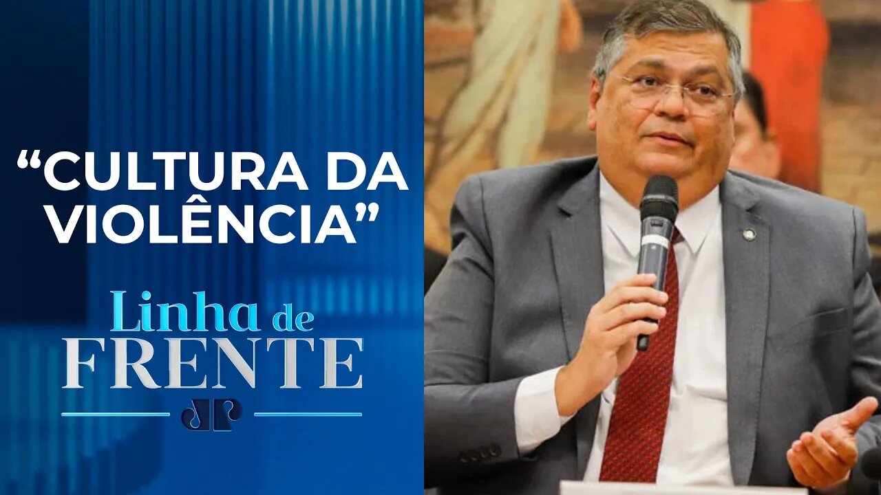 Flávio Dino associa presos do 08 de janeiro a ataques em escolas | LINHA DE FRENTE