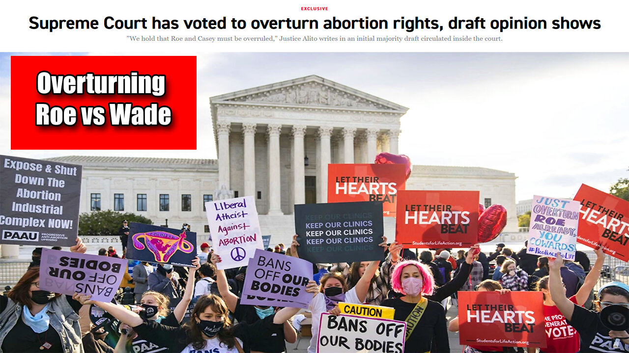 BREAKING Supreme Court Could Overturn Roe vs Wade Opinion Draft