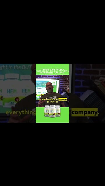 Sitting For To Long Causes Hemorrhoid!