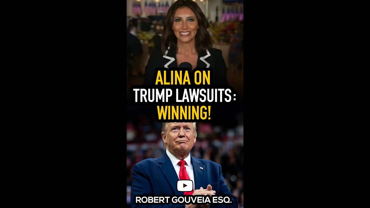 Alina on Trump Lawsuits: WINNING! #shorts