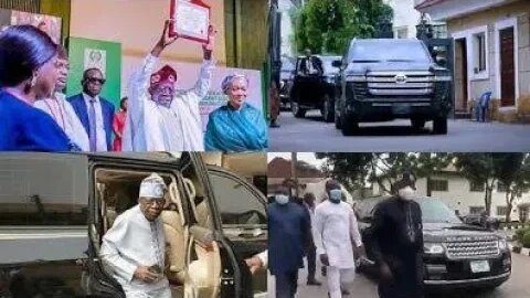 Tinubu moving to defense house ready to be sworn in Reactions