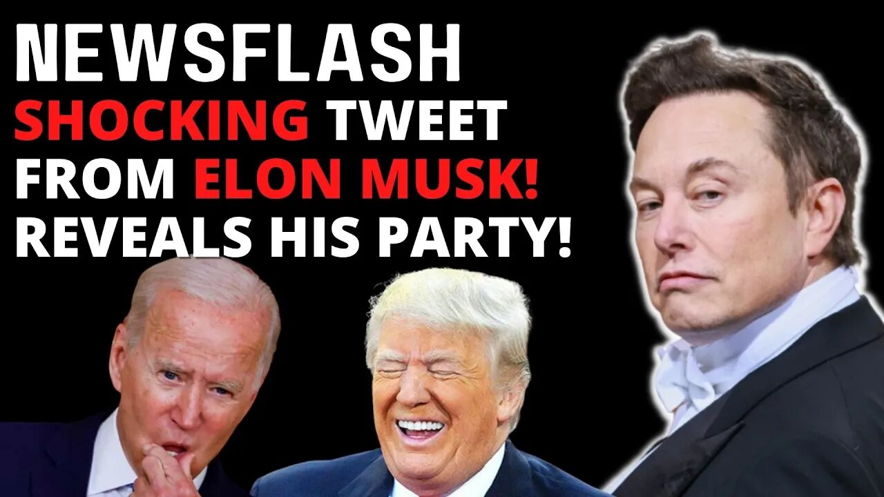 SHOCKING TWEET from Elon! He Reveals Who He Wants to Win the MidTerms!