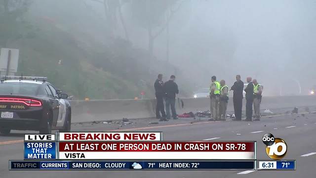 Woman dies in North County crash