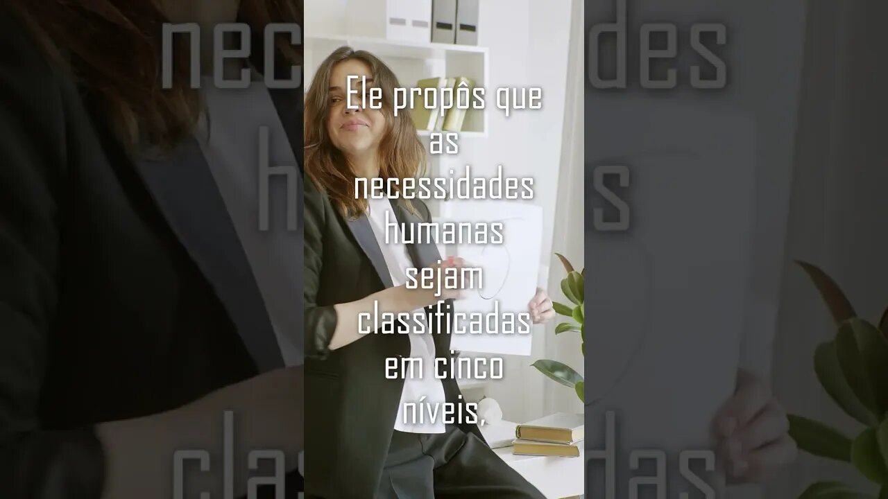 Pirâmide de Maslow: Entendendo as Necessidades Humanas - Parte 1 de 3 #shorts