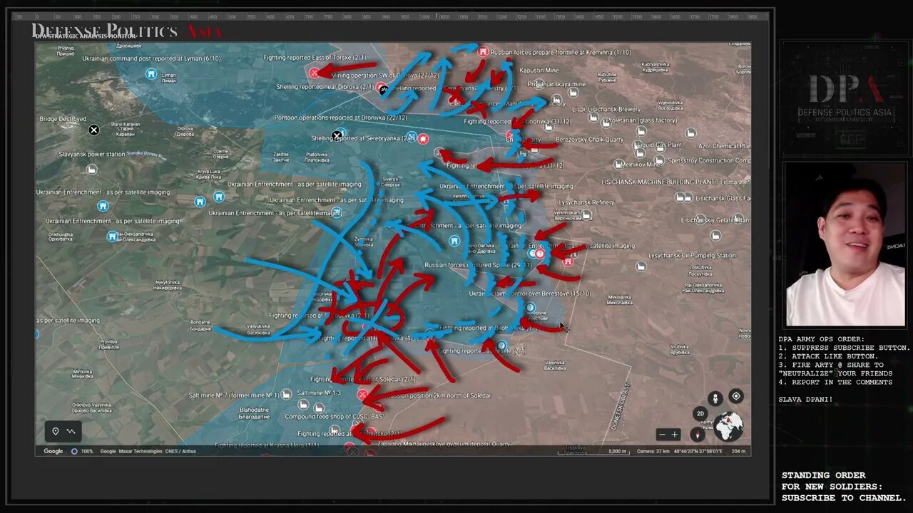 [ Siversk Front Analysis ] Strategic importance of Rozdolivka to Ukraine's line east of Siversk