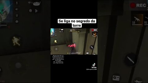 Free Fire. Técnicas. Truque. O segredo da torre em classificatória