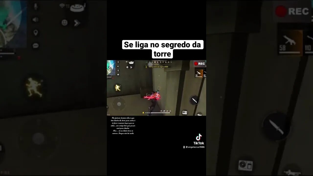 Free Fire. Técnicas. Truque. O segredo da torre em classificatória