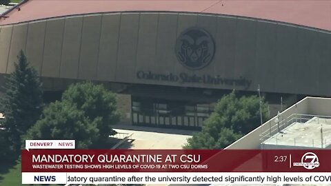 CSU detects 'significantly high' COVID-19 levels in two residence halls' wastewater