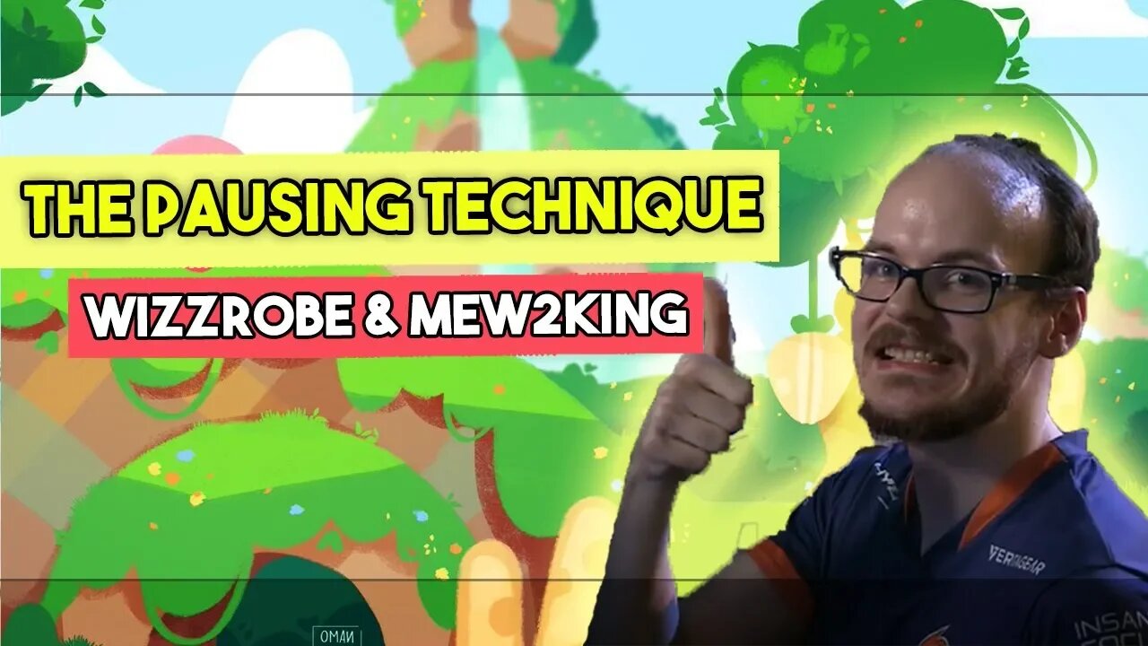 Mew2king uses the secret pausing technique against Wizzy