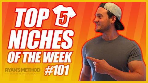 TOP 5 NICHES 🔥 Print on Demand Niche Research #101 — (4/17/2022)