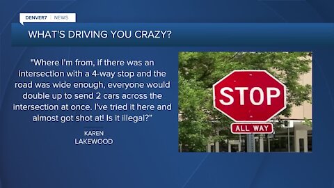 What's Driving You Crazy?: Is it legal to double-up at a 4-way stop to get more vehicles through?