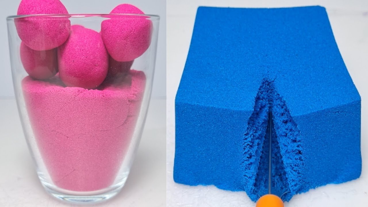 Very Satisfying and Relaxing Kinetic Sand ASMR