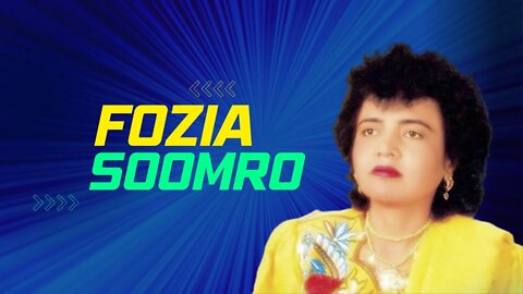 #Afsoos_Dunya_M_Dill_Waren_Jo_Kadr_Na_Aa #foziasoomro #foziasoomrosindhisongs #foziasoomrosadsongs