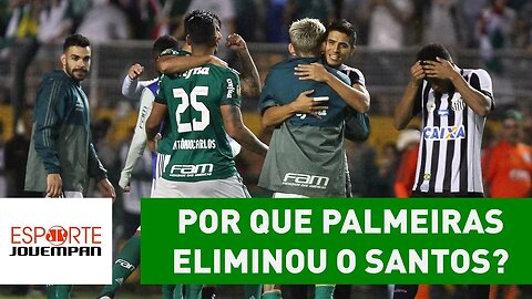 Por que Palmeiras ELIMINOU o Santos? Veja MELHOR análise!