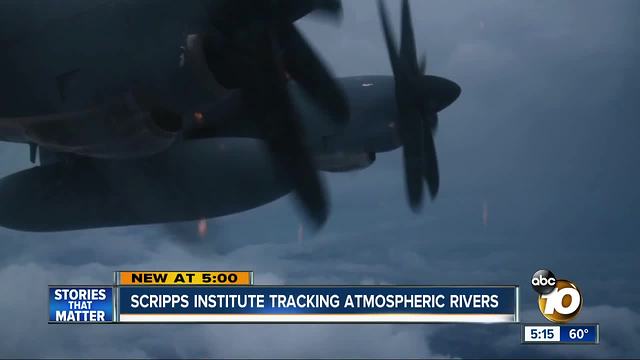 Scripps Institute tracking 'atmospheric rivers' with Air Force