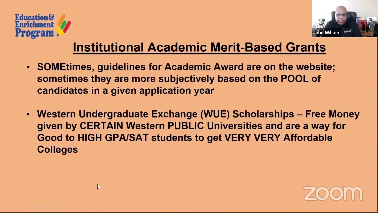 Scholarship & Sponsorship Information Session