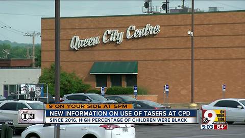 How often do Cincinnati officers use Tasers on kids?