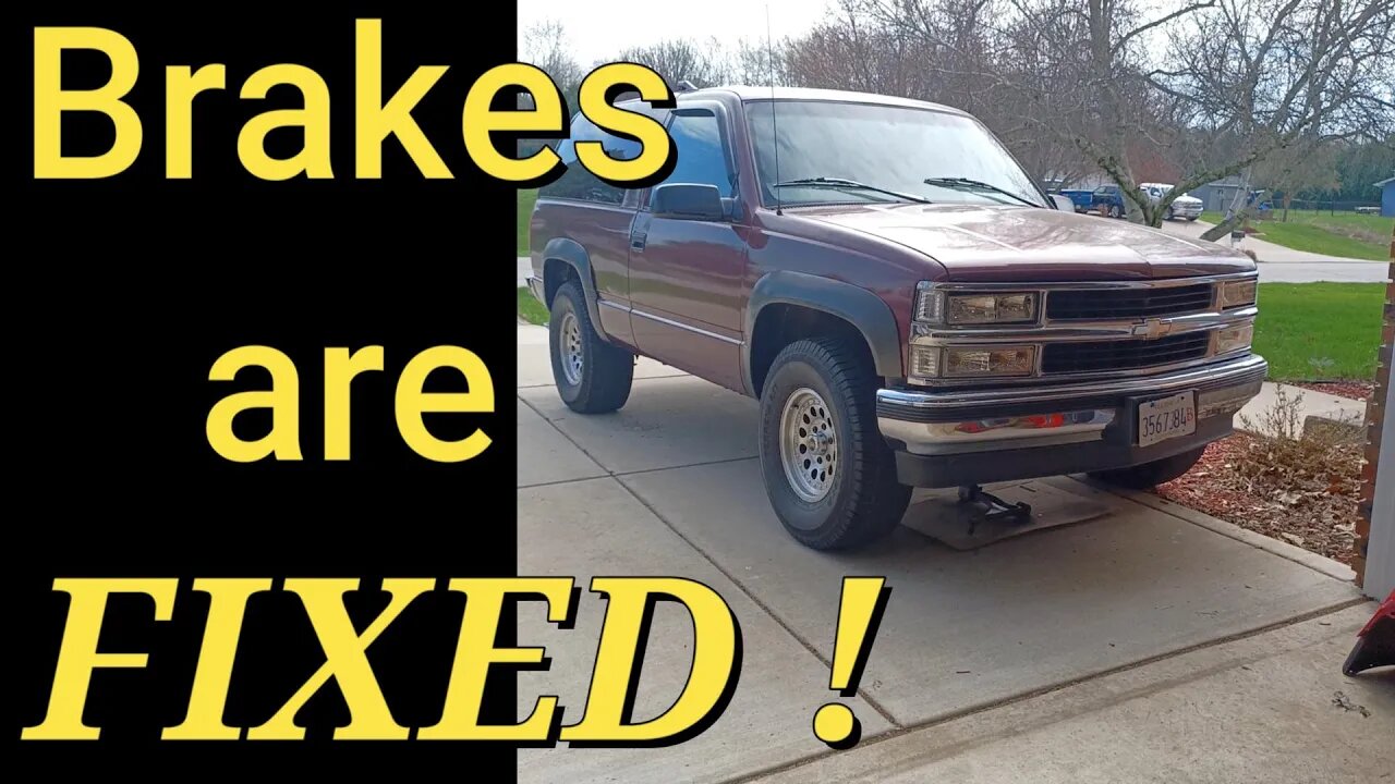 2 door tahoe - brakes won't bleed - FIXED ! ( part 3 )