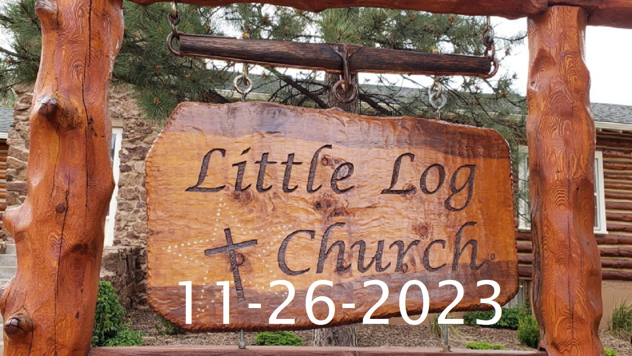 The Holy Spirit, God Within Us | Little Log Church, Palmer Lake, CO | 11/26/2023