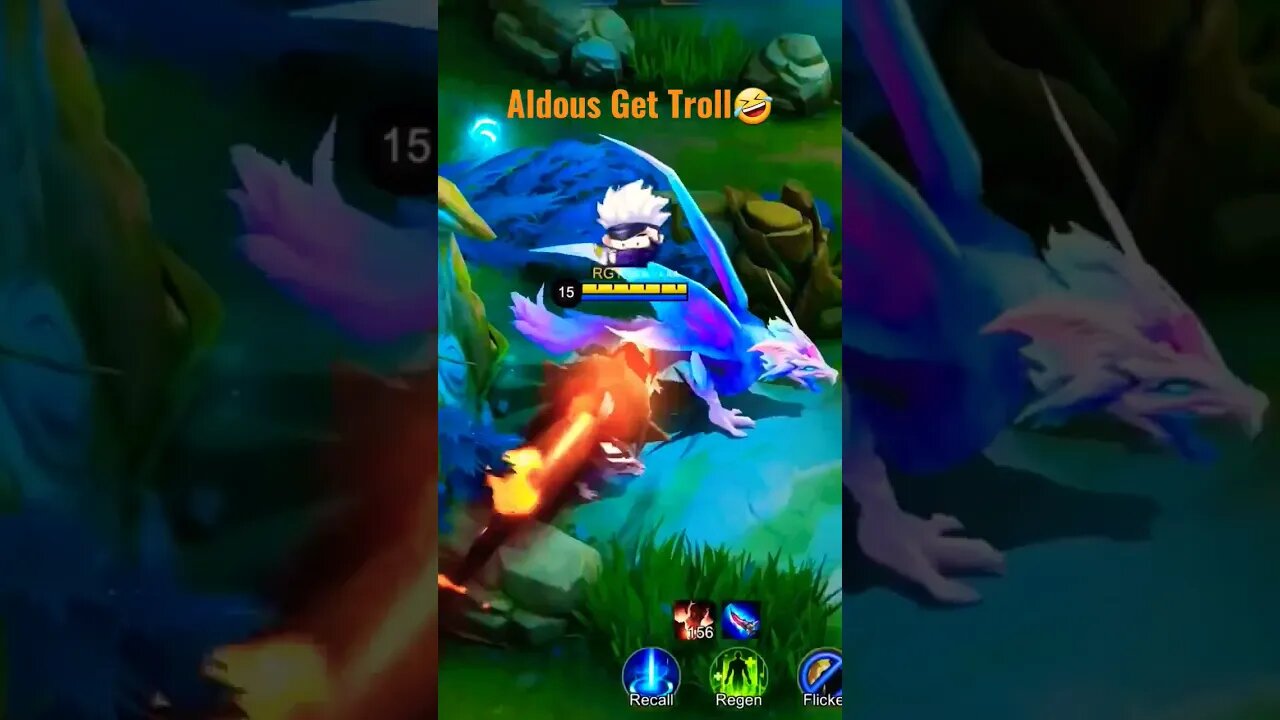 Aldous get Trolls 🤣lol #razimaruyama #mobilelegend #memes #aldous