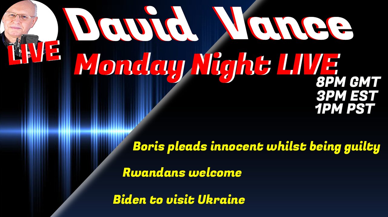 David Vance Monday Night LIVE