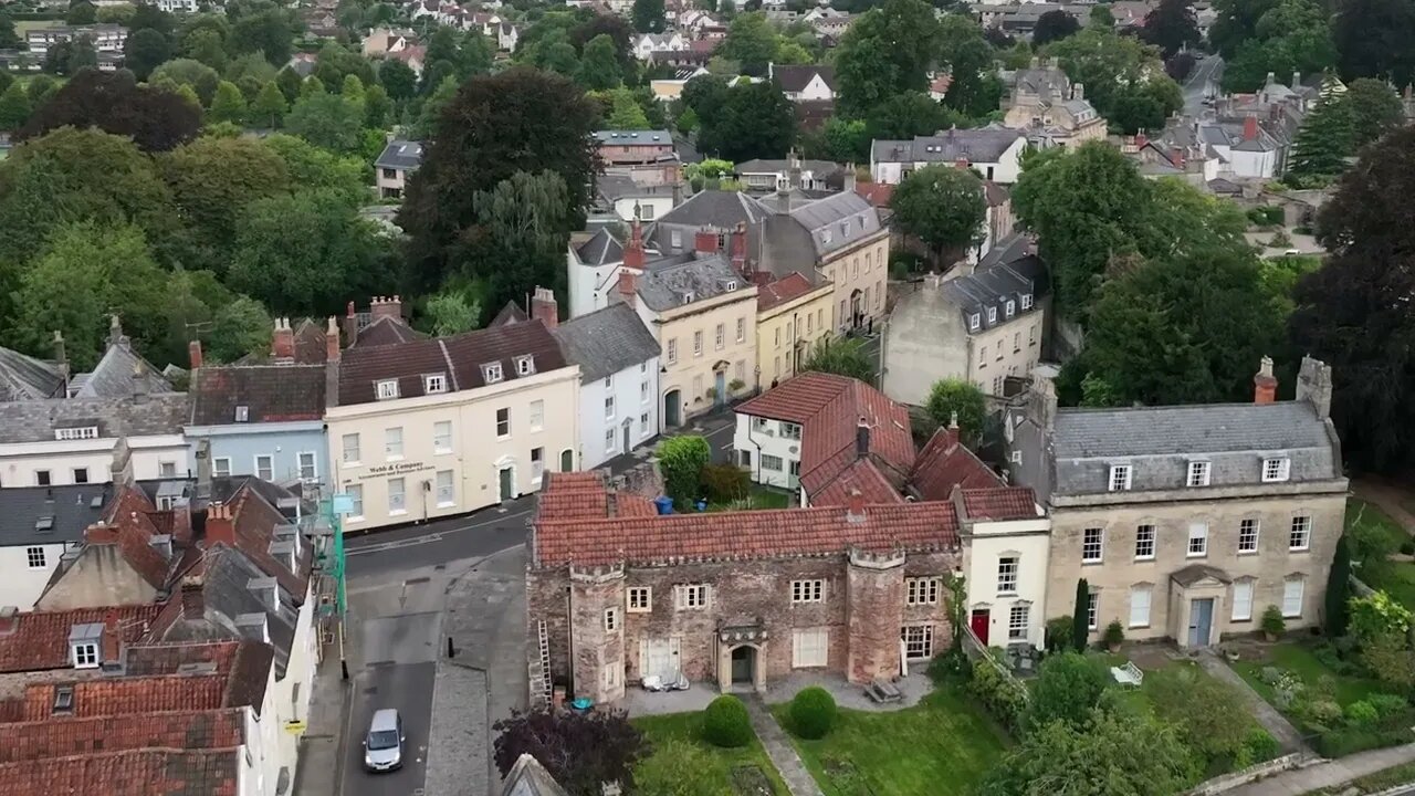 Early Morning in the City of Wells, Somerset