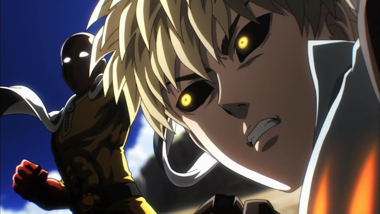 SAITAMA VS GENOS FULL FGHT | BEST FIGHT ONE PUNCH MAN | BEST FIGHT ANIME SCENE