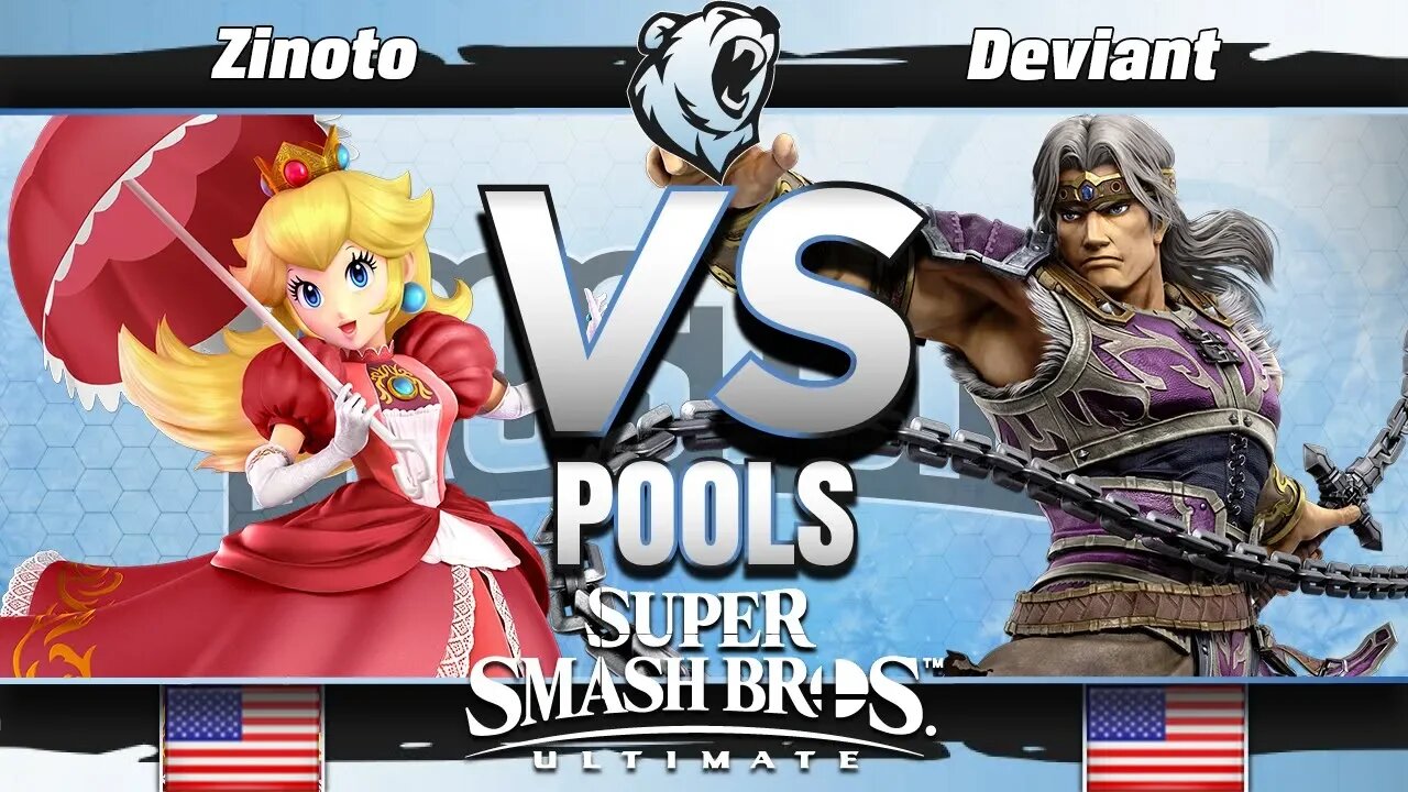 Zinoto (Peach) vs. Deviant (Simon/Mario) - Ultimate Pools - Frostbite 2019