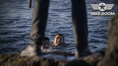 Spanish Military Pushing Migrants Off Cliffs As They Attempt To Invade Country