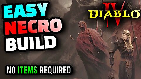 The BEST Starting Necromancer Build Guide - Diablo 4