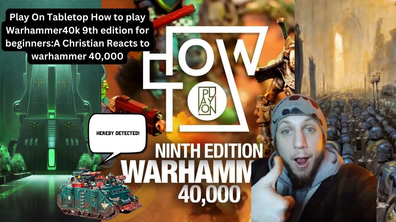 How to play Warhammer 40,000 9th Edition for Beginners | Christian Reacts to Warhammer 40k