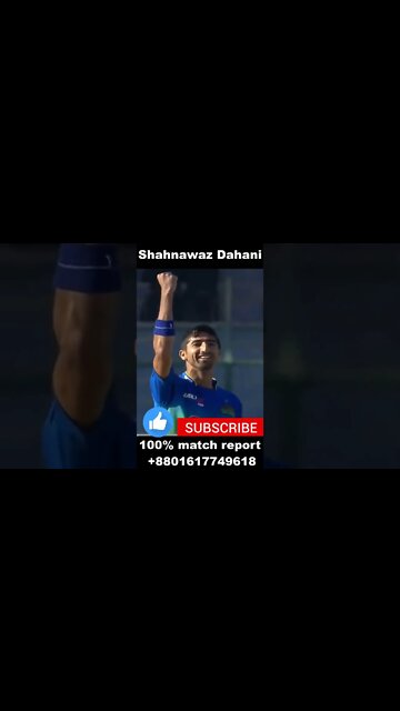 Shahnawaz Dahani PSL WK #shorts #cricketshort #PSL