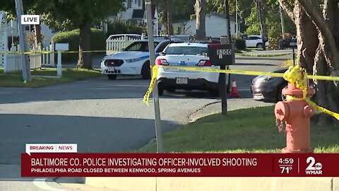 Baltimore County Police investigating officer-involved shooting on Philadelphia Road