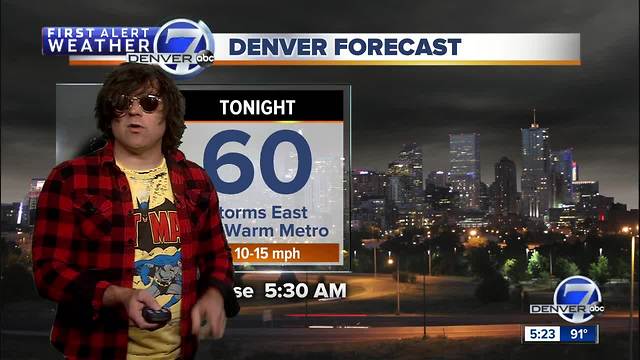 Watch: Musician Ryan Adams moonlights as Denver7 weatherman ahead of Red Rocks showDenver7 had a very special guest weatherman in the house Wednesday, as musician Ryan Adams joined the team to give Colorado its weather forecast for the week!