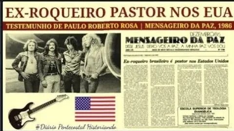 DE EX ROQUEIRO A PASTOR NOS ESTADOS UNIDOS | TESTEMUNHO DE PAULO ROBERTO ROSA | MENSAGEIRO DA PAZ