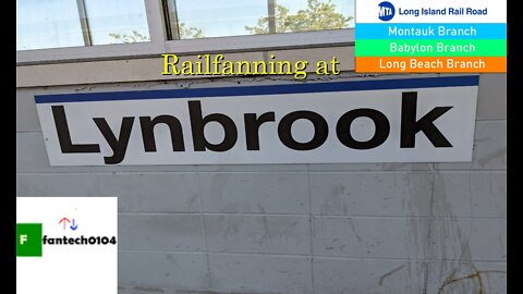 Railfanning at Lynbrook Station on the MTA Long Island Railroad featuring the Long Beach split