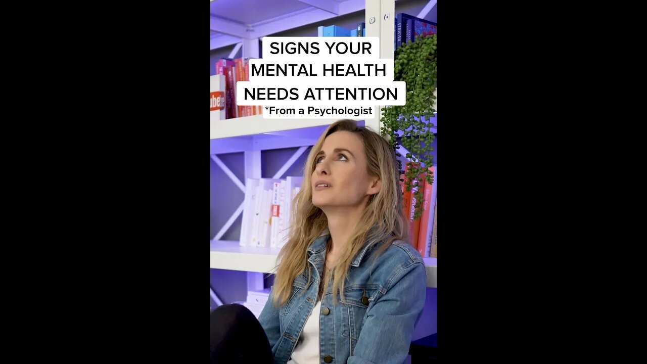 ⚠️ Signs Your Mental Health Needs Attention 😣 Dr. Julie #shorts