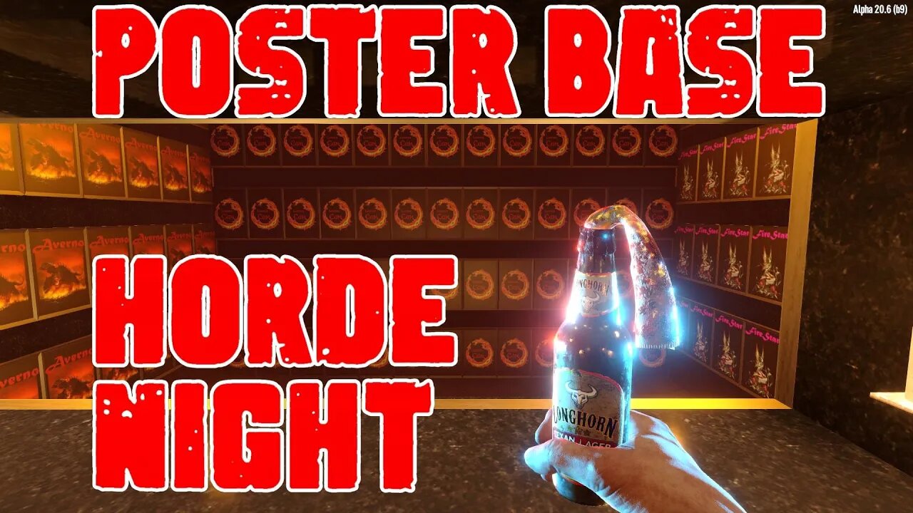 Poster Horde Night Base -- 7 Days to Die