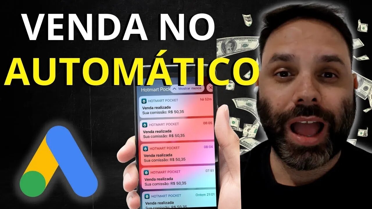 GOOGLE ADS PARA AFILIADOS - COMO VENDER NO GOOGLE ADS COMO AFILIADO HOTMART PRIMEIRA VENDA