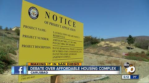 Affordable housing debate brewing in Carlsbad