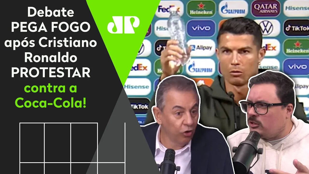 "O que o Cristiano Ronaldo FEZ com a Coca-Cola foi..." Ato POLÊMICO faz DEBATE FERVER!