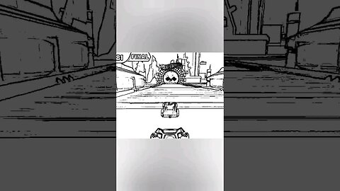 Youtube short - Hot Wheels unlimited #7 - black n white sketch!#hotwheels #chopstixandfriends