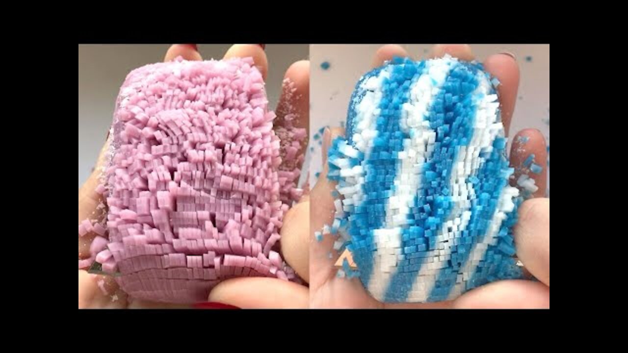 Satisfying Slicing Soap!Super Relaxing Sounds (no talking)ASMR Video | soap slices ASMR soap carving