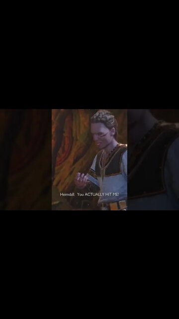 Heimdall Gets So Triggered At Getting Hit He Slows Down Time #godofwarragnarok #gaming #shorts